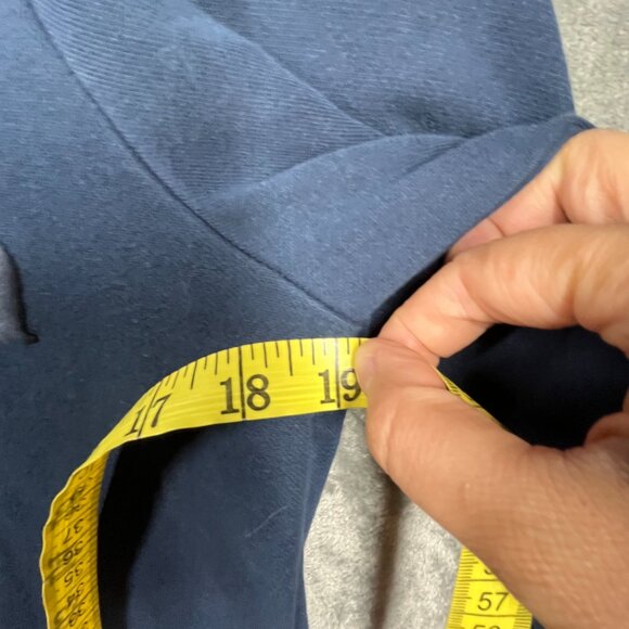 Columbia Mens Sweater X-Small Navy Blue Graphic Sweatshirt Cotton Blend - Picture 3 of 7